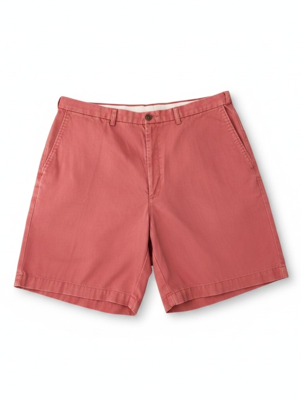 Haggar Men's Coral Flat Front Expandable Waist Shorts Size 38